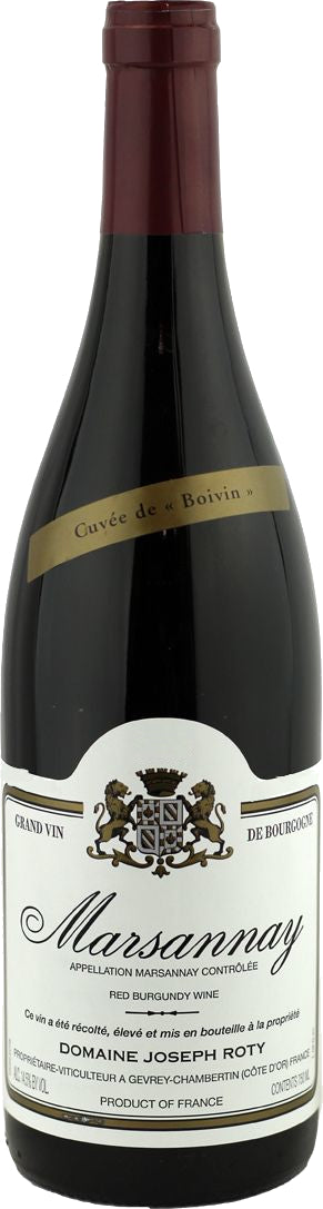 Domaine Joseph Roty Marsannay Boivin 2020  Front Bottle Shot
