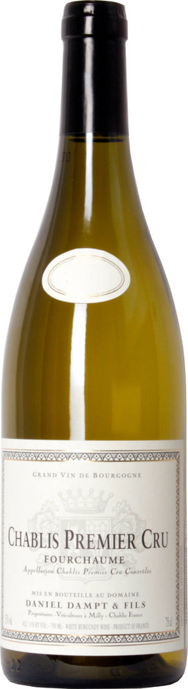 Daniel Dampt Chablis Fourchaume Premier Cru 2022  Front Bottle Shot