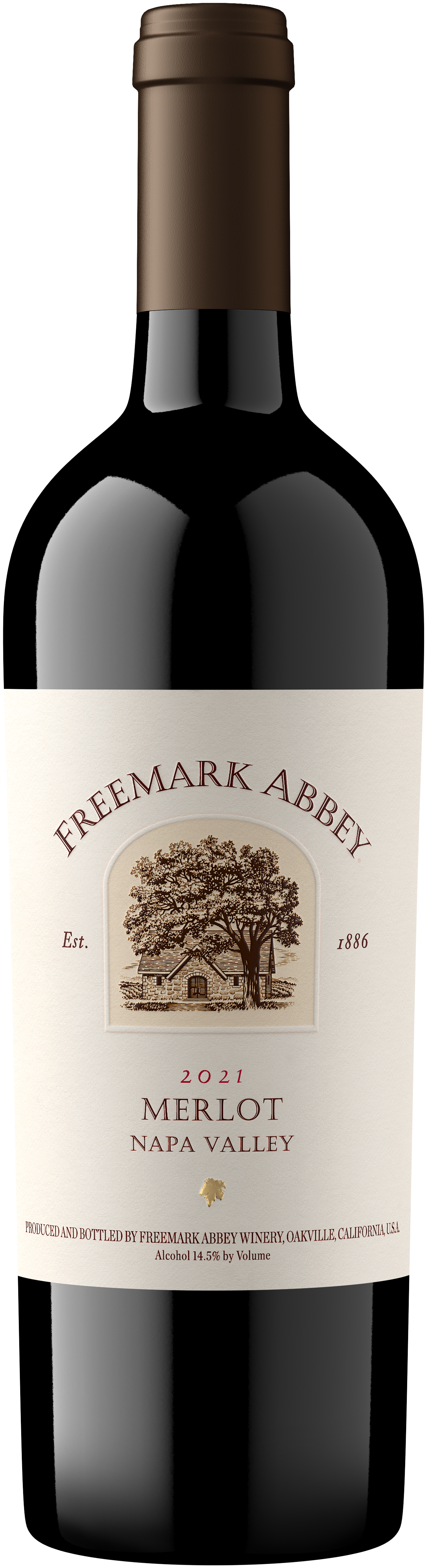 Freemark Abbey Napa Valley Merlot 2021  Front Bottle Shot