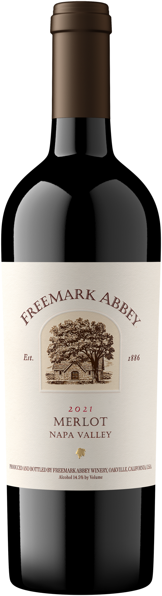 Freemark Abbey Napa Valley Merlot 2021  Front Bottle Shot