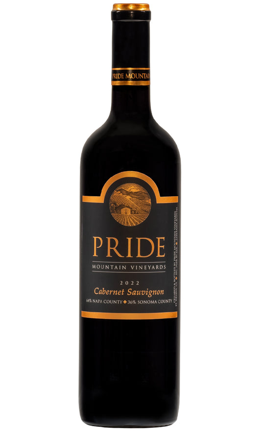 Pride Mountain Vineyards Cabernet Sauvignon 2022  Front Bottle Shot
