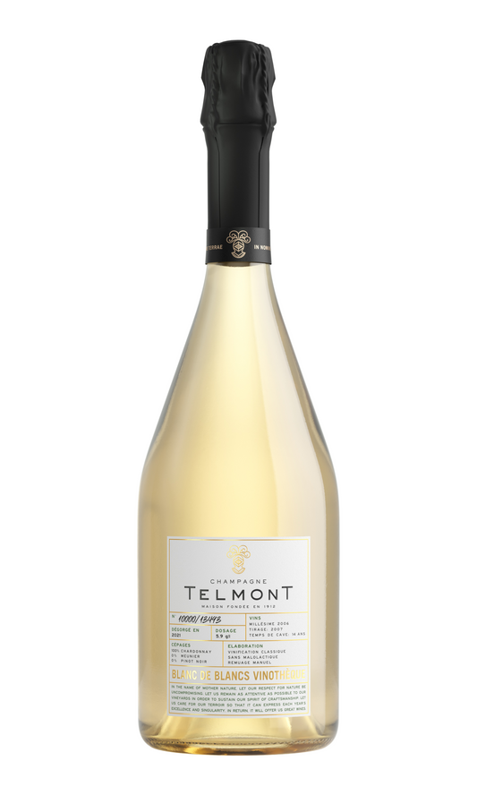 TELMONT CHAMPAGNE BLANC DE BLANCS VINOTHÈQUE 750 ML