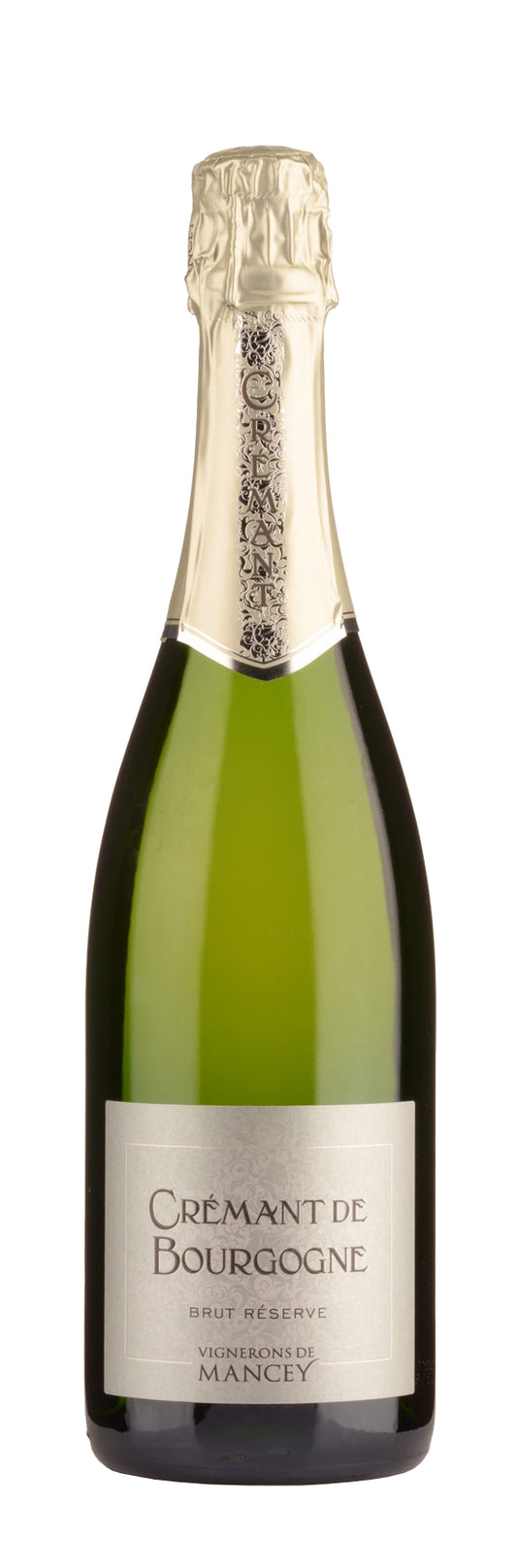 Vignerons de Mancey Cremant de Bourgogne Brut Reserve  Front Bottle Shot