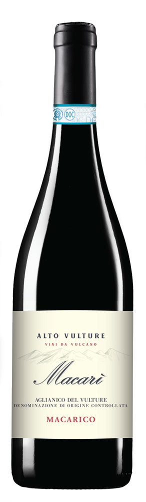 Macarico Macari Aglianico del Vulture 2022  Front Bottle Shot