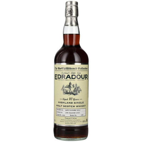 Edradour The Signatory Vintage 10 Year Old Single Malt Scotch Whisky