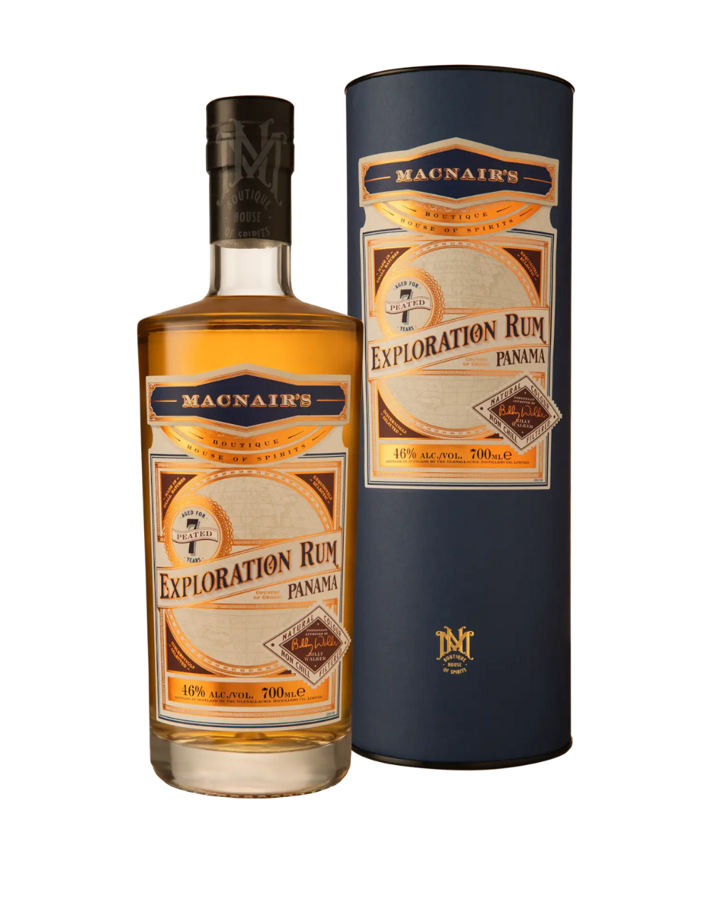 MACNAIR'S PANAMA 7 YEAR OLD PEATED EXPLORATION RUM 700 ML