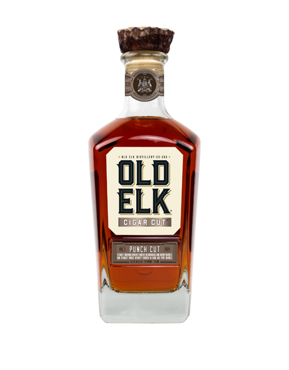 OLD ELK CIGAR CUT PUNCH CUT STRAIGHT BOURBON WHISKEY