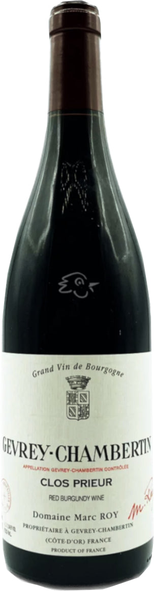Domaine Marc Roy Gevrey-Chambertin Clos Prieur 2022  Front Bottle Shot