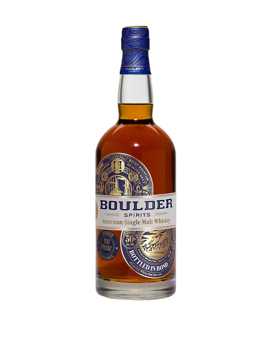 BOULDER AMERICAN SINGLE MALT WHISKY BOTTLED IN BOND 750 ML