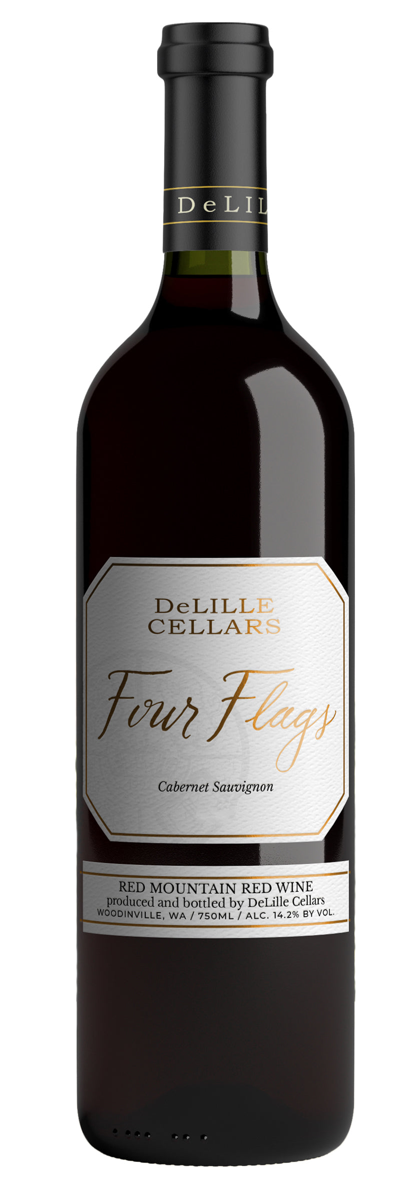 DeLille Four Flags Cabernet Sauvignon 2021  Front Bottle Shot