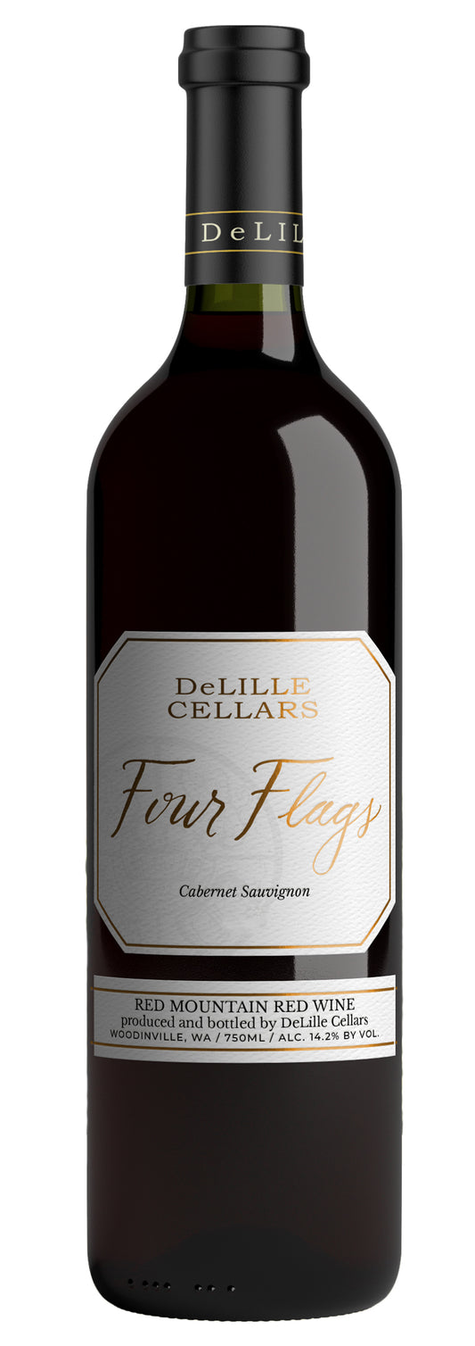 DeLille Four Flags Cabernet Sauvignon 2021  Front Bottle Shot