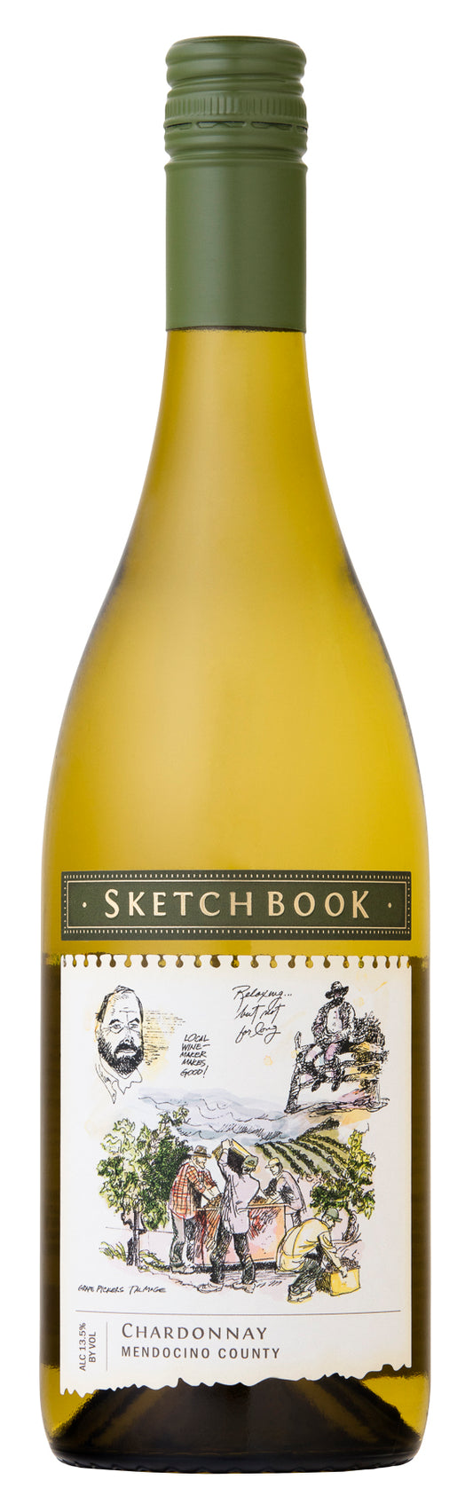 Sketchbook Chardonnay 2022  Front Bottle Shot