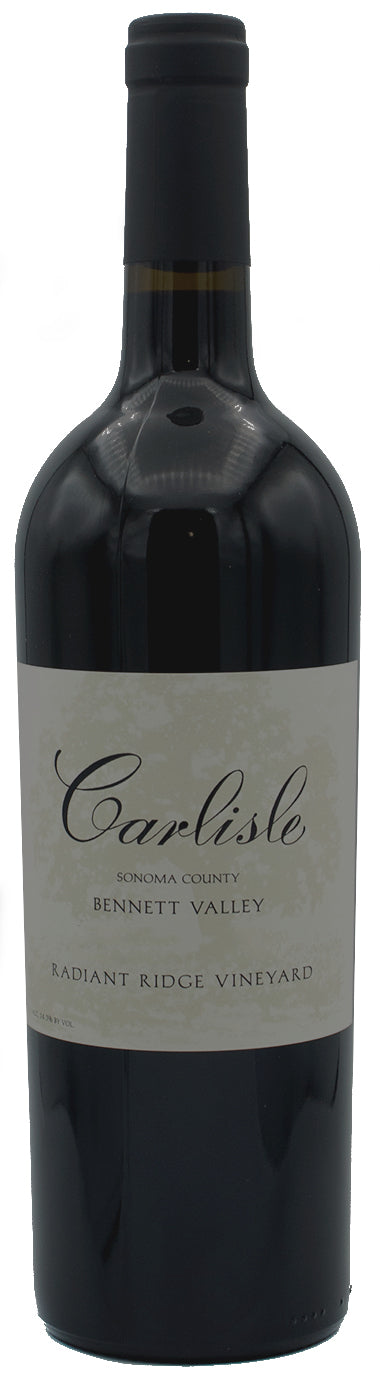 Carlisle Radiant Ridge Vineyard Syrah 2021  Front Bottle Shot