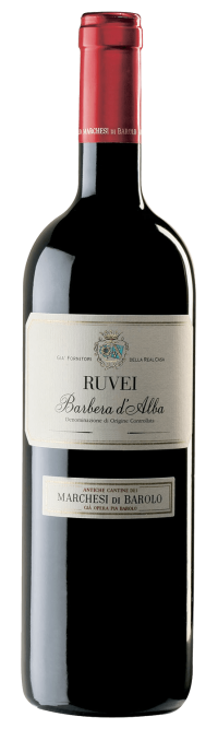 Marchesi di Barolo Barbera d'Alba Ruvei 2022  Front Bottle Shot