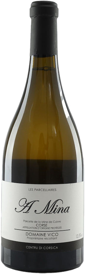 Domaine Vico Les Parcellaires A Mina Blanc 2021  Front Bottle Shot
