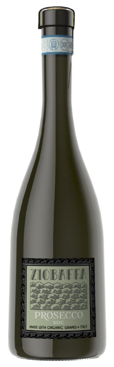 Ziobaffa Organic Prosecco  Front Bottle Shot