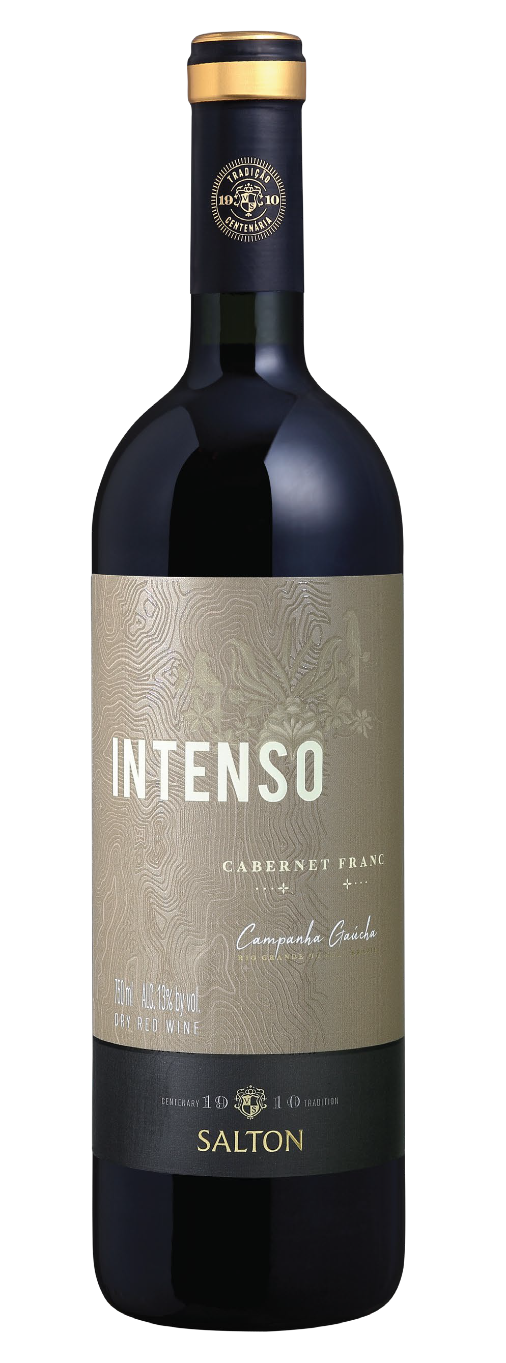 Familia Salton Intenso Cabernet Franc 2020  Front Bottle Shot