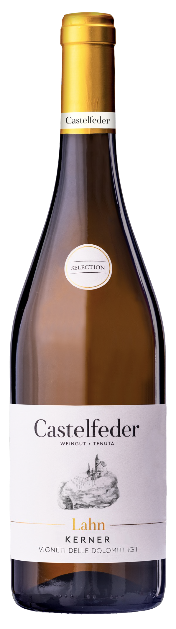 Castelfeder Kerner 2023  Front Bottle Shot