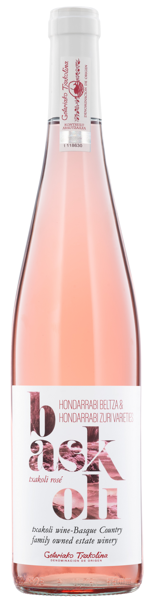 Baskoli Txakoli Rose 2023  Front Bottle Shot