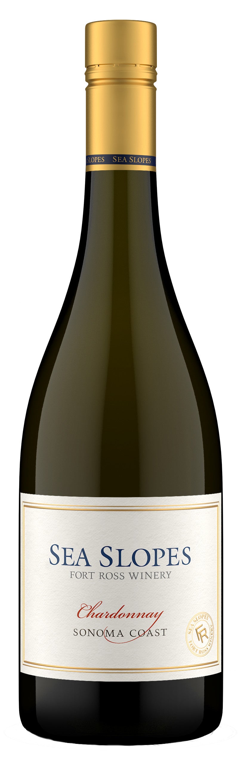 Sea Slopes by Fort Ross Winery Chardonnay 2023  Front Bottle Shot