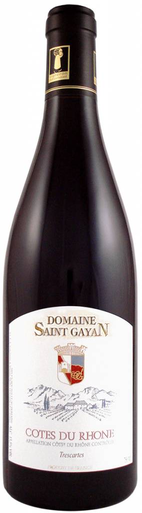 Domaine Saint Gayan Trescartes Cotes du Rhone 2019  Front Bottle Shot