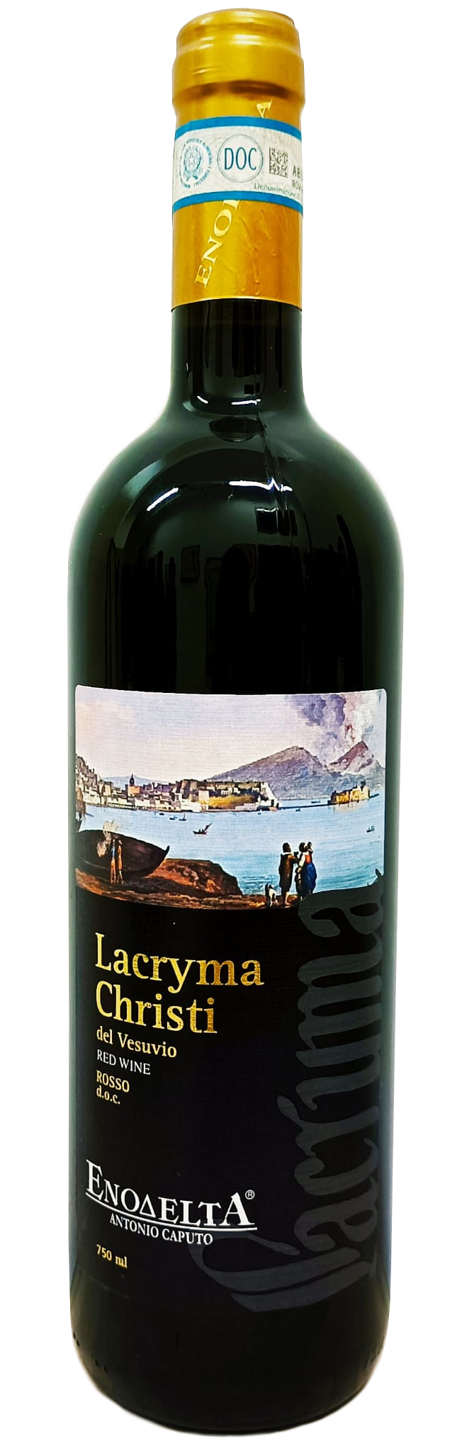 Enodelta Lacryma Christi del Vesuvio Rosso 2020  Front Bottle Shot