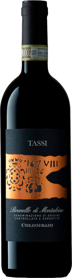 Tassi Colombaio Brunello di Montalcino 2019  Front Bottle Shot