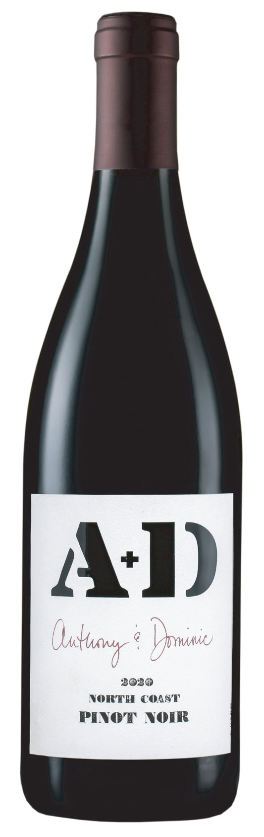 Anthony & Dominic Pinot Noir 2020  Front Bottle Shot