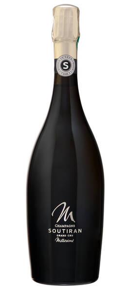 Champagne Soutiran Millesime Brut Grand Cru 2015  Front Bottle Shot
