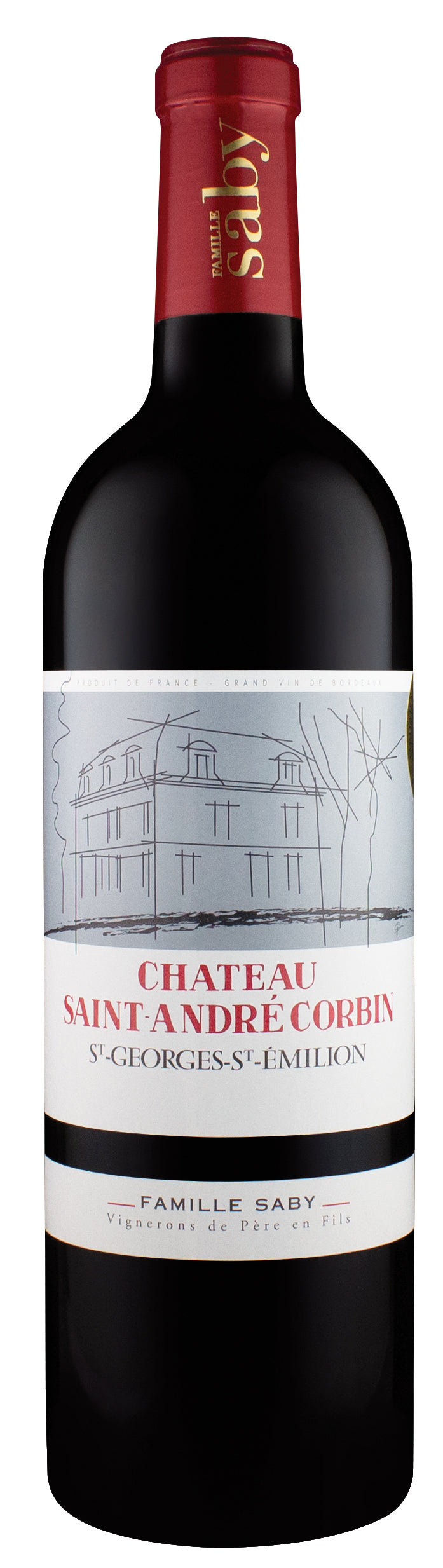 Chateau Saint-Andre Corbin  2022  Front Bottle Shot