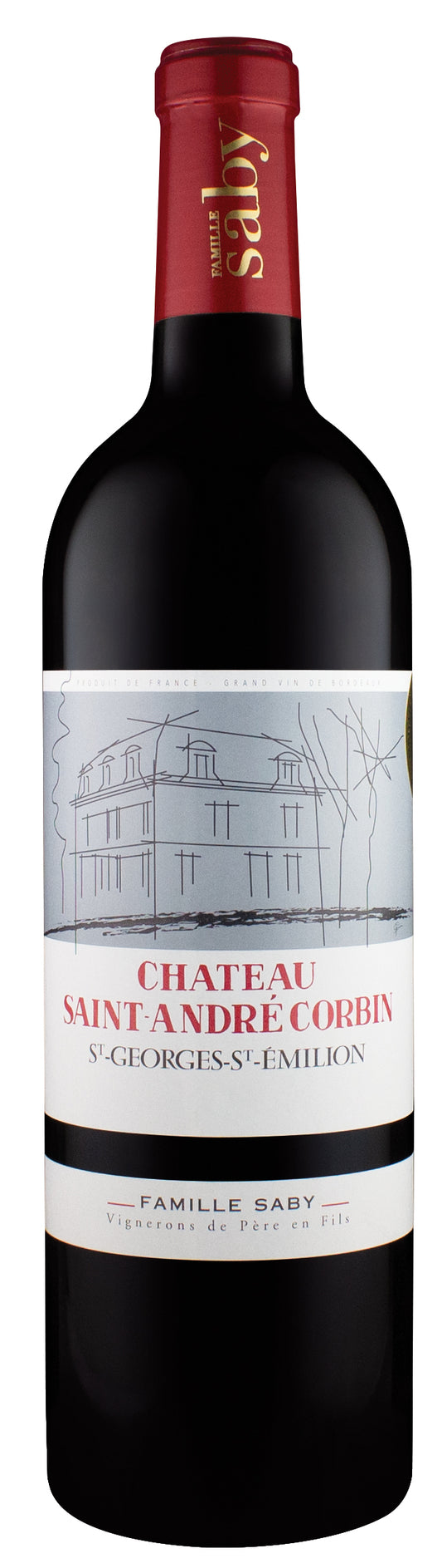 Chateau Saint-Andre Corbin  2022  Front Bottle Shot