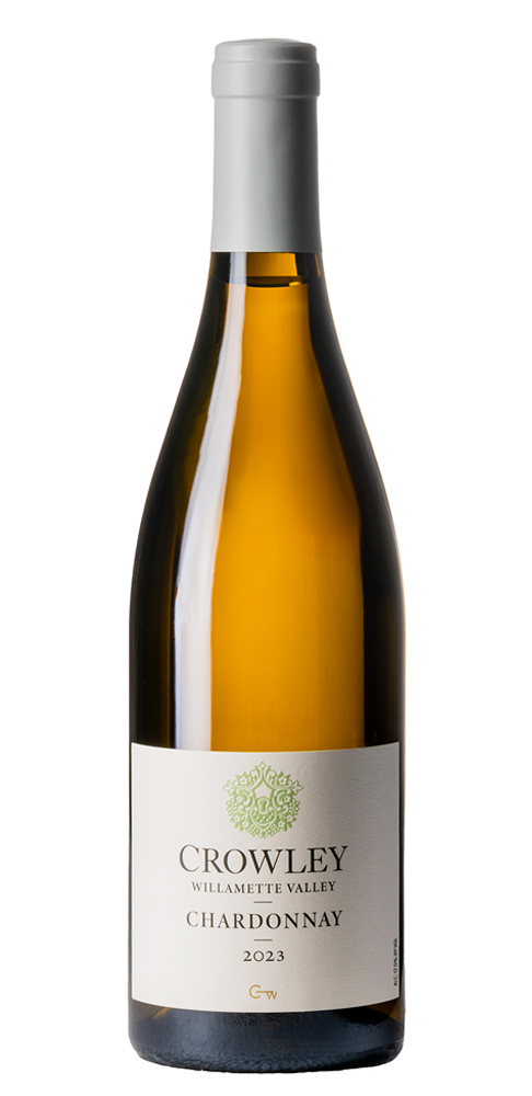 Crowley Willamette Valley Chardonnay 2023  Front Bottle Shot