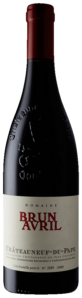 Brun Avril Chateauneuf-du-Pape 2020  Front Bottle Shot