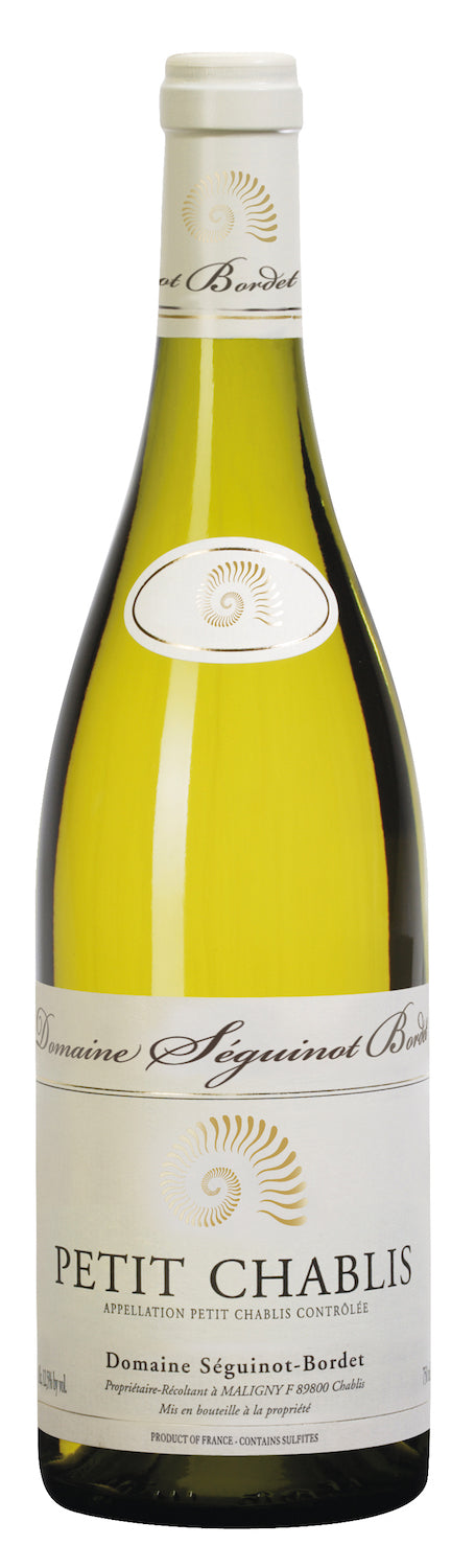 Domaine Seguinot-Bordet Petit Chablis 2023  Front Bottle Shot