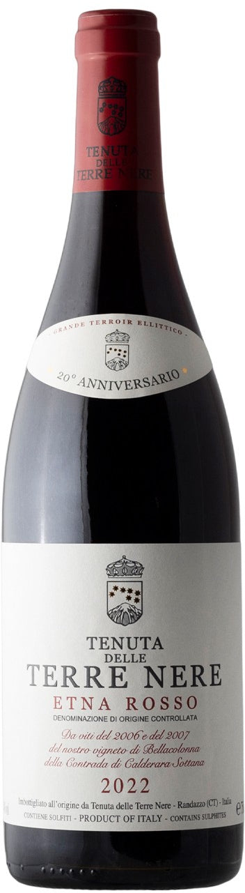 Tenuta delle Terre Nere Etna Rosso Bellacolonna Calderara 2022  Front Bottle Shot