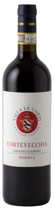 Le Corti Cortevecchia Chianti Classico Riserva 2018  Front Bottle Shot
