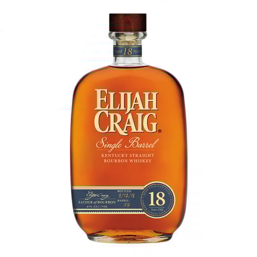 Elijah Craig Single Barrel 18 Year Old Kentucky Straight Bourbon Whiskey