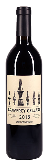Gramercy Cellars Cabernet Sauvignon 2018  Front Bottle Shot