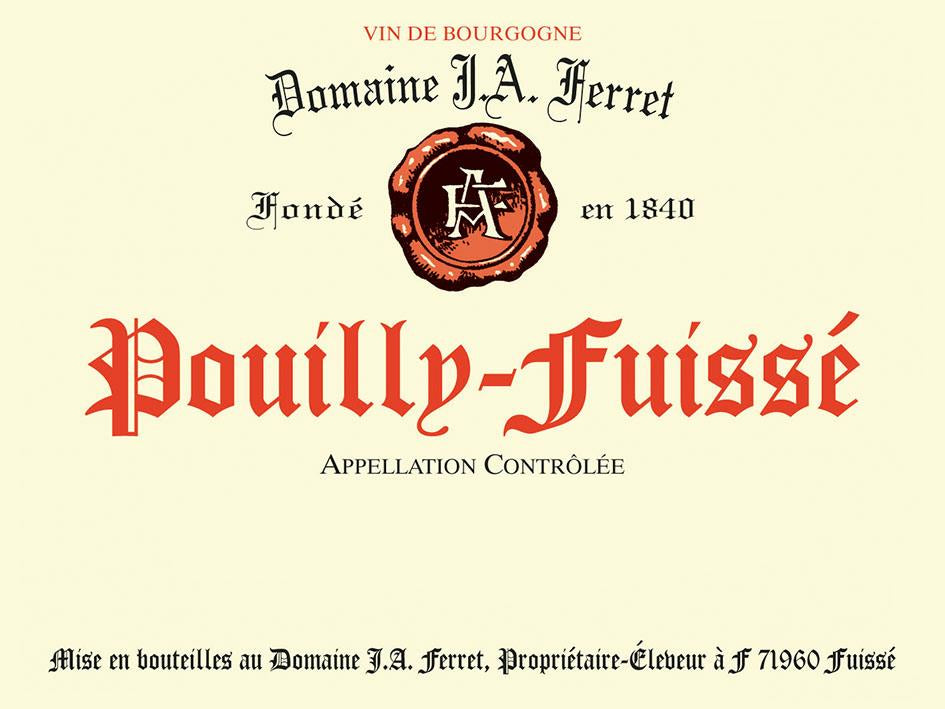 Domaine Ferret Pouilly-Fuisse (375ML half-bottle) 2022