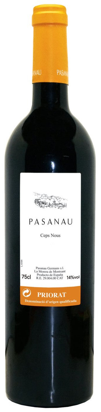 Celler Pasanau Priorat Ceps Nous 2022  Front Bottle Shot