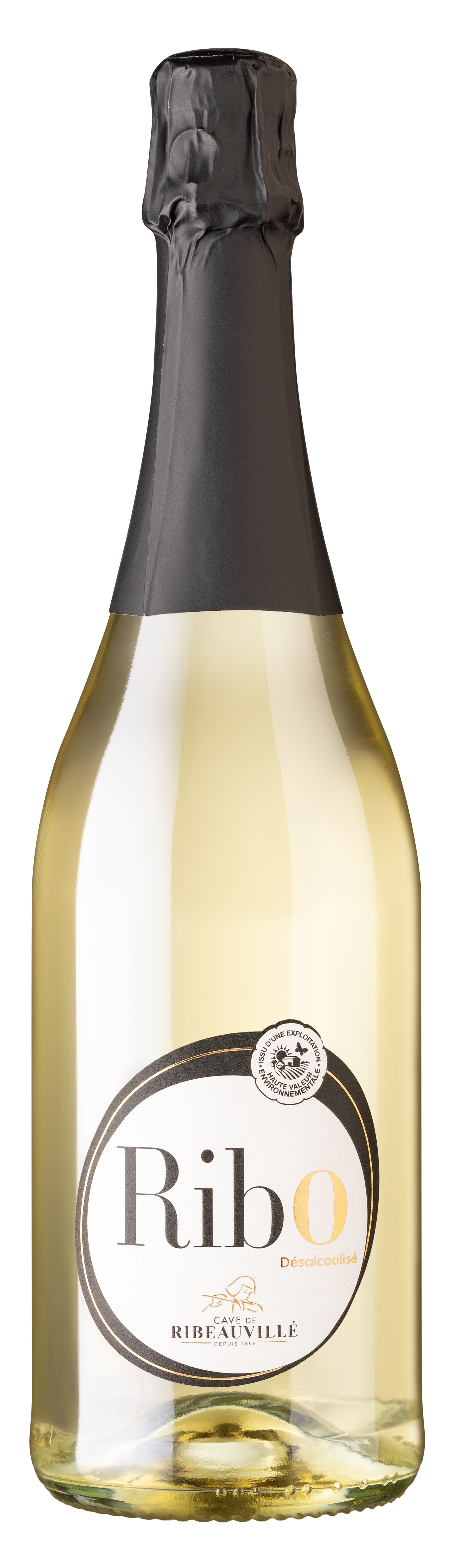 Cave de Ribeauville Rib0 De-Alcoholized Sparkling (Non-Alcoholic)  Front Bottle Shot