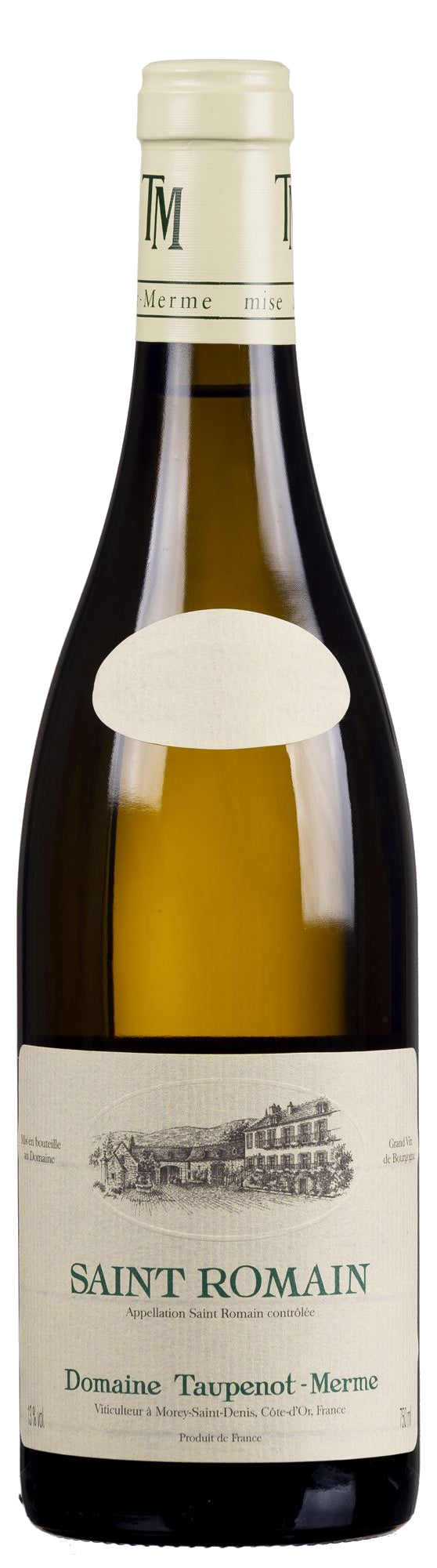 Domaine Taupenot-Merme Saint-Romain Blanc 2022  Front Bottle Shot