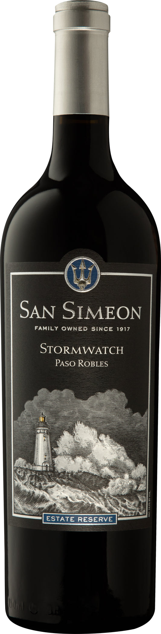 San Simeon Stormwatch Estate Reserve Red 2021  Front Bottle Shot