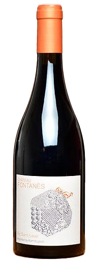 Chateau Fontanes Pic Saint-Loup Rouge 2022  Front Bottle Shot