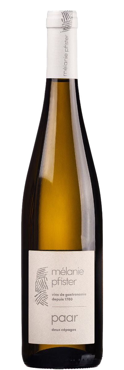 Melanie Pfister Paar Pinot Blanc 2022  Front Bottle Shot
