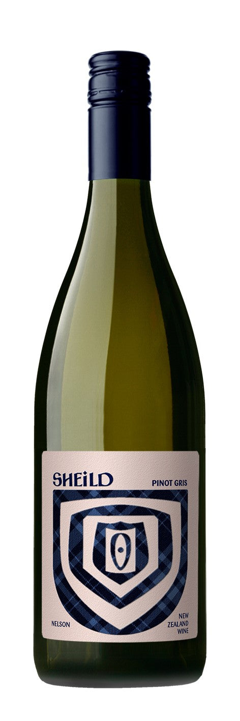 Sheild Pinot Gris 2023  Front Bottle Shot