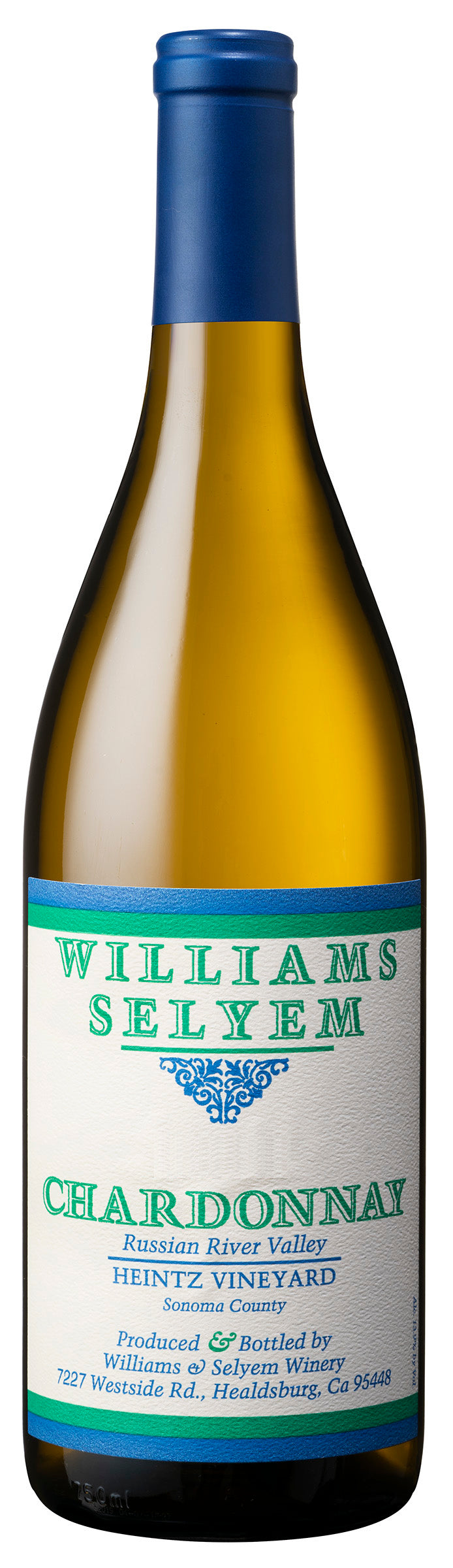 Williams Selyem Heintz Vineyard Chardonnay 2023  Front Bottle Shot