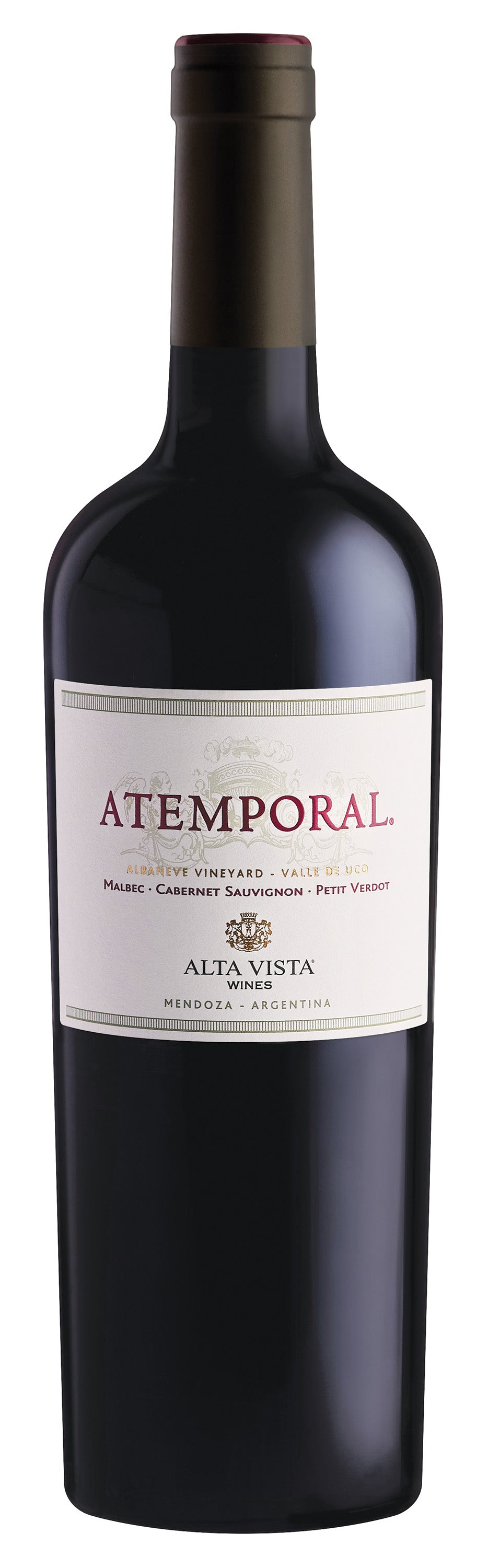 Alta Vista Atemporal Red Blend 2019  Front Bottle Shot