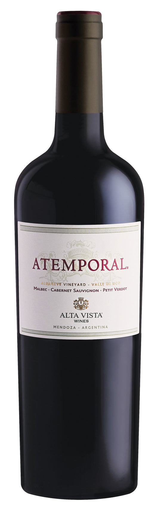 Alta Vista Atemporal Red Blend 2019  Front Bottle Shot