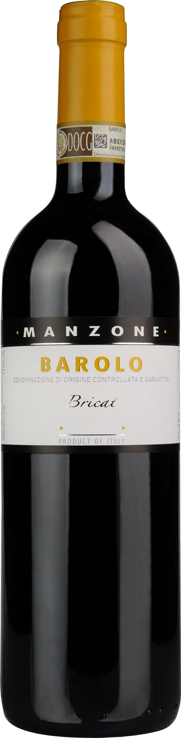 Manzone Barolo Bricat 2017  Front Bottle Shot